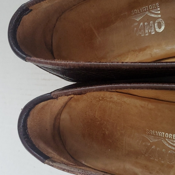 Salvatore Ferragamo Horse Bit Loafers Pebble Leather Vibram Gumlite Sole… main image 13